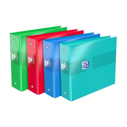 Oxford Color Life Ring Binder - A6 - 35mm Spine - 2-O Rings - Laminated Card - Assorted colors - 400015028_1400_1709630449