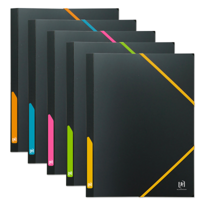OXFORD FOR STUDENT 3-FLAP FOLDER - A4 - Polypropylene - Opaque - Assorted colors - 400018512_1202_1710518297