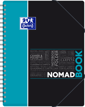 OXFORD STUDENTS NOMADBOOK Notebook - A4+ - Polypro cover - Twin