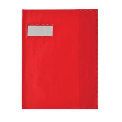 OXFORD SMS EXERCISE BOOK COVER - 17X22 - PVC - 120µ - Red - 400021213_1100_1677234169