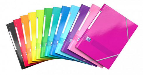 Chemise à Élastique Oxford Color Life - A4 - Carte Pelliculée - Couleurs assorties - 400031299_8000_1555514572