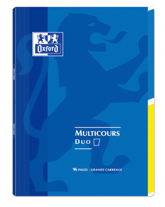 OXFORD OPENFLEX DUO NOTEBOOK -  24x32cm - Polypro cover - Stapled - Seyès squares - 96 pages - Assorted colours - 400037656_1200_1583240956 - OXFORD OPENFLEX DUO NOTEBOOK -  24x32cm - Polypro cover - Stapled - Seyès squares - 96 pages - Assorted colours - 400037656_1100_1583240916 - OXFORD OPENFLEX DUO NOTEBOOK -  24x32cm - Polypro cover - Stapled - Seyès squares - 96 pages - Assorted colours - 400037656_1101_1583240926