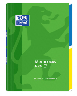 OXFORD OPENFLEX DUO NOTEBOOK -  24x32cm - Polypro cover - Stapled - Seyès squares - 96 pages - Assorted colours - 400037656_1200_1583240956 - OXFORD OPENFLEX DUO NOTEBOOK -  24x32cm - Polypro cover - Stapled - Seyès squares - 96 pages - Assorted colours - 400037656_1100_1583240916 - OXFORD OPENFLEX DUO NOTEBOOK -  24x32cm - Polypro cover - Stapled - Seyès squares - 96 pages - Assorted colours - 400037656_1101_1583240926 - OXFORD OPENFLEX DUO NOTEBOOK -  24x32cm - Polypro cover - Stapled - Seyès squares - 96 pages - Assorted colours - 400037656_1102_1583240936