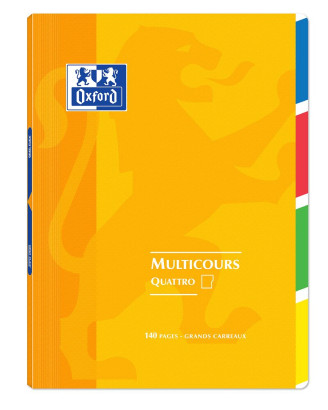 OXFORD OPENFLEX QUATTRO NOTEBOOK -  24x32cm - Polypro cover - Stapled - Seyès squares - 140 pages - Assorted colours - 400037657_1200_1677138594 - OXFORD OPENFLEX QUATTRO NOTEBOOK -  24x32cm - Polypro cover - Stapled - Seyès squares - 140 pages - Assorted colours - 400037657_1100_1676913328