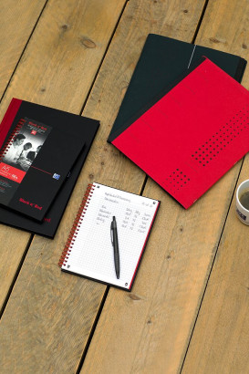 OXFORD Black n' Red Notebook - A4 - Hardback Cover - Casebound - 5mm Squares - 192 Pages - Black - 400047607_1300_1677167141 - OXFORD Black n' Red Notebook - A4 - Hardback Cover - Casebound - 5mm Squares - 192 Pages - Black - 400047607_2601_1677162134