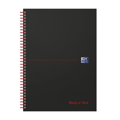 OXFORD Black n' Red Notebook - A4 - Hardback Cover - Twin-wire - Ruled - 140 Pages - SCRIBZEE Compatible - Black - 400047608_1300_1677241991 - OXFORD Black n' Red Notebook - A4 - Hardback Cover - Twin-wire - Ruled - 140 Pages - SCRIBZEE Compatible - Black - 400047608_1100_1676934554