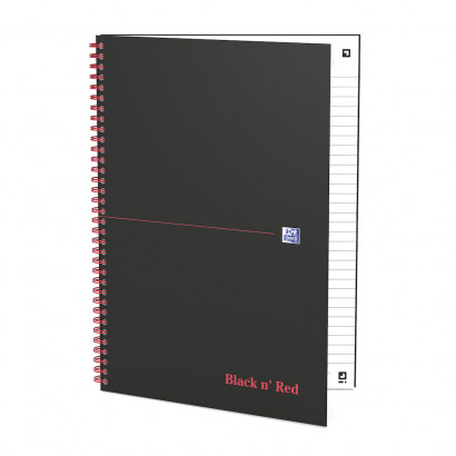OXFORD Black n' Red Notebook - A5 - Hardback Cover - Twin-wire - Ruled - 140 Pages - SCRIBZEE® Compatible - Black - 400047651_1100_1583164315 - OXFORD Black n' Red Notebook - A5 - Hardback Cover - Twin-wire - Ruled - 140 Pages - SCRIBZEE® Compatible - Black - 400047651_1300_1623225864