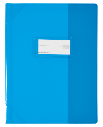 OXFORD STRONG LINE EXERCISE BOOK COVER - 17X22 - PVC - 150µ - Translucent - Blue - 400050953_1100_1686137471