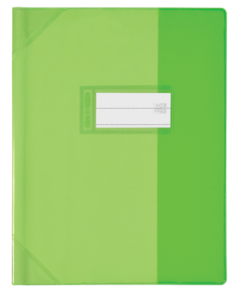 OXFORD STRONG LINE EXERCISE BOOK COVER - 17X22 - PVC - 150µ - Translucent - Green - 400050958_1100_1686137491