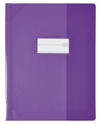 OXFORD STRONG LINE EXERCISE BOOK COVER - 17X22 - PVC - 150µ - Translucent - Purple - 400050962_1100_1686137484