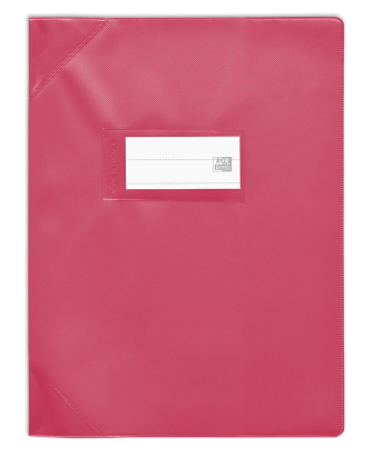 OXFORD STRONG LINE EXERCISE BOOK COVER - 17X22 - PVC - 150µ - Opaque - Pink - 400050968_1100_1686129357