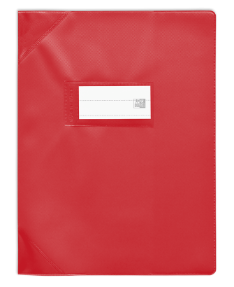 OXFORD STRONG LINE EXERCISE BOOK COVER - 17X22 - PVC - 150µ - Opaque - Red - 400050969_1100_1686129365