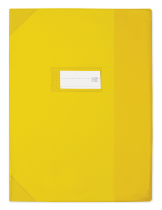 OXFORD STRONG LINE EXERCISE BOOK COVER - A4 - PVC - 150µ -Translucent - Yellow - 400051020_1100_1686137500