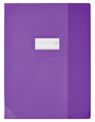 OXFORD STRONG LINE EXERCISE BOOK COVER - 24X32 - PVC - 150µ -Translucent - Purple - 400051138_1100_1686137723