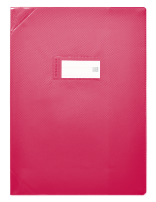 OXFORD STRONG LINE EXERCISE BOOK COVER - 24X32 - PVC - 150µ - Opaque - Pink - 400051143_1100_1686137717