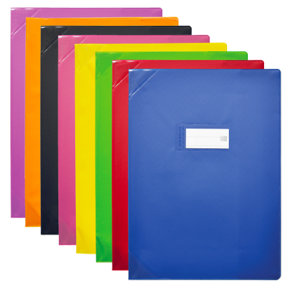 OXFORD STRONG LINE EXERCISE BOOK COVER - A4 - PVC - 150µ -  Opaque -  Assorted colors - 400051867_1200_1686137732