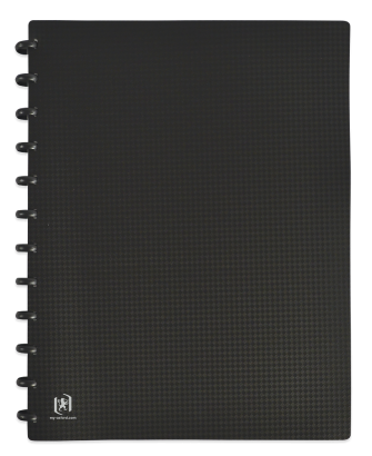 OXFORD MEMPHIS DISPLAY BOOK REMOVABLE POCKETS - A4 - 30 Variozip pockets - Polypropylene - Black - 400078998_1101_1686137753
