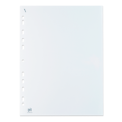 OXFORD Quick'in PUNCHED POCKETS - Pad of 60 - A4 - Polypropylene - 50µm - Smooth - Clear - 400082625_1100_1710328118 - OXFORD Quick'in PUNCHED POCKETS - Pad of 60 - A4 - Polypropylene - 50µm - Smooth - Clear - 400082625_1101_1709206881