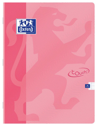 OXFORD TOUCH' NOTEBOOK -  24x32cm - Soft card cover - Stapled - Seyès Squares - 96 pages - Assorted colours - 400084452_1200_1685150638 - OXFORD TOUCH' NOTEBOOK -  24x32cm - Soft card cover - Stapled - Seyès Squares - 96 pages - Assorted colours - 400084452_1103_1677204471 - OXFORD TOUCH' NOTEBOOK -  24x32cm - Soft card cover - Stapled - Seyès Squares - 96 pages - Assorted colours - 400084452_1101_1677204472