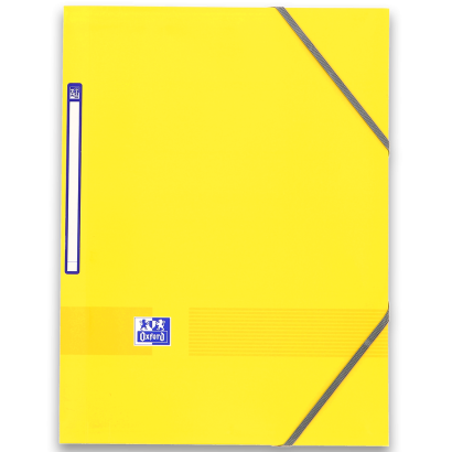 Chemise à élastique Oxford Color Life - A4 - Carte Pelliculée - Jaune - 400092971_1100_1686102206
