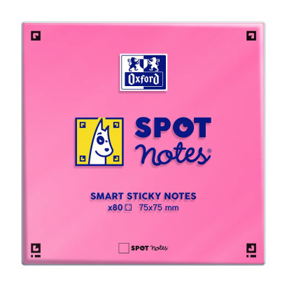 OXFORD Spot Notes - 7,5x7,5cm - Blanco - 80 vel/blok - SCRIBZEE® Compatible - Assorti - Pak 6 blokken - 400096928_1100_1677183562