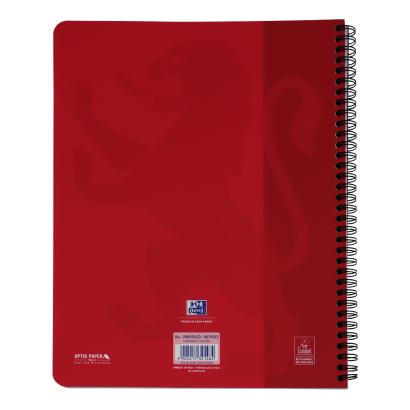 OXFORD Touch Cahier - A4 - Couverture Souple - Reliure intégrale - Ligné - 140 pages - Compatible SCRIBZEE® - Rouge - 400103995_1100_1686135145 - OXFORD Touch Cahier - A4 - Couverture Souple - Reliure intégrale - Ligné - 140 pages - Compatible SCRIBZEE® - Rouge - 400103995_2500_1686135148