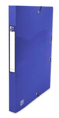 OXFORD OSMOSE FILING BOX - 24X32 - 25 mm spine - Polypropylene - Opaque - Blue - 400105017_1300_1677234215