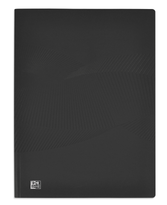 OXFORD OSMOSE NUMBERED DISPLAY BOOK - A4 - 80 pockets - Polypropylene - Opaque - Black - 400105191_1100_1686124647