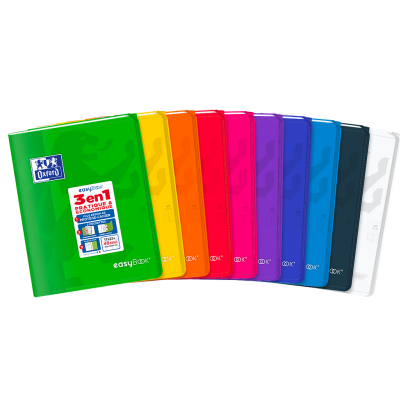 OXFORD easyBook®  NOTEBOOK - 17x22cm - Polypro cover with pockets - Stapled - Seyès Squares - 48 pages - Assorted colours - 400111481_1200_1709028758 - OXFORD easyBook®  NOTEBOOK - 17x22cm - Polypro cover with pockets - Stapled - Seyès Squares - 48 pages - Assorted colours - 400111481_2301_1686149628 - OXFORD easyBook®  NOTEBOOK - 17x22cm - Polypro cover with pockets - Stapled - Seyès Squares - 48 pages - Assorted colours - 400111481_2302_1686149631 - OXFORD easyBook®  NOTEBOOK - 17x22cm - Polypro cover with pockets - Stapled - Seyès Squares - 48 pages - Assorted colours - 400111481_2303_1686149633 - OXFORD easyBook®  NOTEBOOK - 17x22cm - Polypro cover with pockets - Stapled - Seyès Squares - 48 pages - Assorted colours - 400111481_2300_1686149632 - OXFORD easyBook®  NOTEBOOK - 17x22cm - Polypro cover with pockets - Stapled - Seyès Squares - 48 pages - Assorted colours - 400111481_1113_1702894430 - OXFORD easyBook®  NOTEBOOK - 17x22cm - Polypro cover with pockets - Stapled - Seyès Squares - 48 pages - Assorted colours - 400111481_1117_1702894476 - OXFORD easyBook®  NOTEBOOK - 17x22cm - Polypro cover with pockets - Stapled - Seyès Squares - 48 pages - Assorted colours - 400111481_2304_1677141666 - OXFORD easyBook®  NOTEBOOK - 17x22cm - Polypro cover with pockets - Stapled - Seyès Squares - 48 pages - Assorted colours - 400111481_2600_1677166039 - OXFORD easyBook®  NOTEBOOK - 17x22cm - Polypro cover with pockets - Stapled - Seyès Squares - 48 pages - Assorted colours - 400111481_1201_1709028766