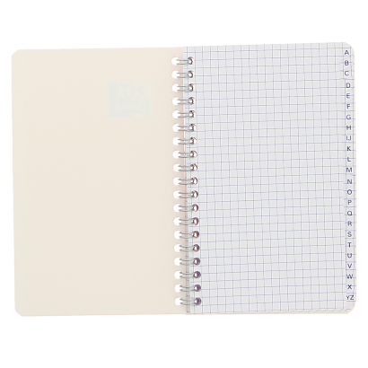 OXFORD TOUCH' INDEX BOOK - 11x17cm - Soft card cover - Twin-wire - 5x5mm Squares - 100 pages - Assorted colours - 400113123_1500_1686099878