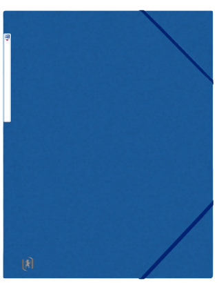 ELASTICATED 3 FLAP FOLDER OXFORD TOP FILE+ A3 BLUE -  - 400114314_1101_1686090882