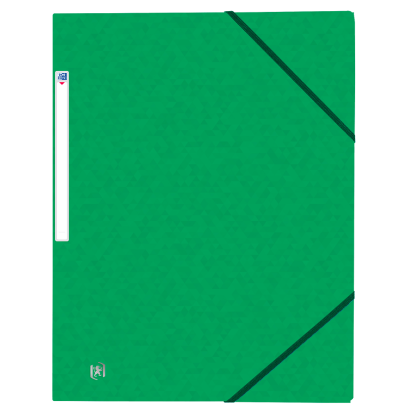 CHEMISE A ELASTIQUE OXFORD TOP FILE+ - A4 - Sans rabats - Carte - Vert - 400114357_1100_1709207208
