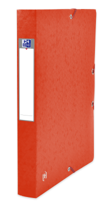 OXFORD TOP FILE+ FILING BOX - 24X32 - 40 mm spine - With elastic - Cardboard - Red - 400114372_1300_1685150425