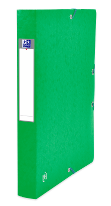 OXFORD TOP FILE+ FILING BOX - 24X32 - 40 mm spine - With elastic - Cardboard - Green - 400114373_1300_1686149919