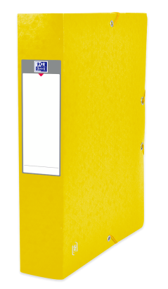 OXFORD TOP FILE+ FILING BOX - 24X32 - 40mm spine - With elastic - Cardboard - Yellow - 400114377_1300_1686149932