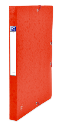 OXFORD TOP FILE+ FILING BOX - 24X32 - 25mm spine - With elastic - Cardboard - Red - 400115365_1300_1686149905