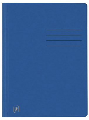 OXFORD Top File+ Schnellhefter - A4 - für ca. 200 DIN # A4-Blätter - mit Beschriftungsfeld auf Vorder- und Rückseite - aus stabilem Karton - blau - 400116201_1100_1563184460