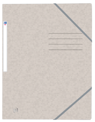 OXFORD Top File+ 3-klaff-mappe med strikk A4 beige -  - 400116328_1100_1686091107