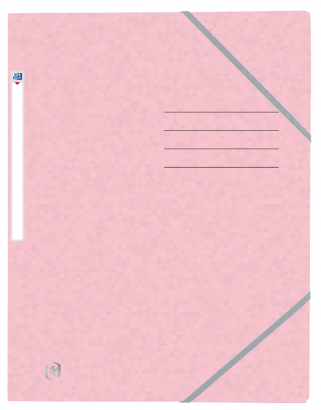 OXFORD Top File+ farde à rabat et à élastique - A4 - rose pastel - 400116353_1101_1564423061