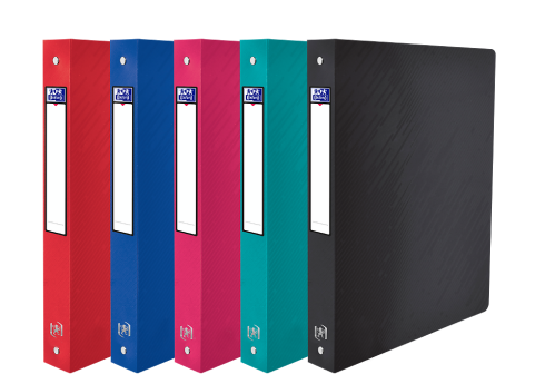 OXFORD PULSE RING BINDER - A4 - 40 mm spine - 4-O rings - Polypropylene - Assorted colors - 400122326_1400_1686093234