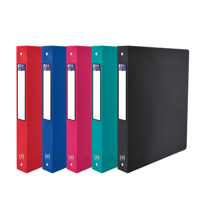 OXFORD PULSE RING BINDER - A4 - 40 mm spine - 4-O rings - Polypropylene - Assorted colors - 400122326_1400_1709629816
