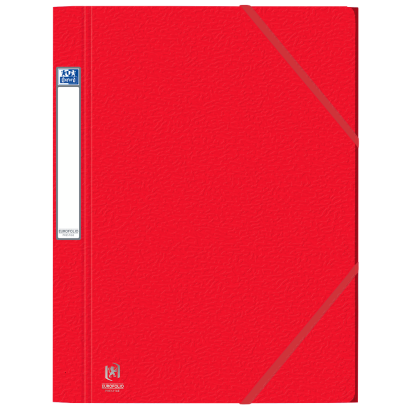 CHEMISE A ELASTIQUE OXFORD EUROFOLIO+ PRESTIGE - A4 - Carte - Rouge - 400126600_1100_1709205481