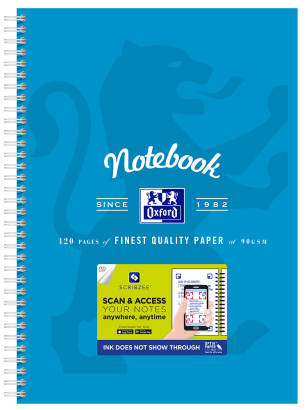 OXFORD NOTEBOOK - A4 -  Laminated Board Cover - Twin Wire - 120pages- 8mm ruled with margin - 400128537_1100_1686092258 - OXFORD NOTEBOOK - A4 -  Laminated Board Cover - Twin Wire - 120pages- 8mm ruled with margin - 400128537_1101_1686092260