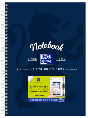 OXFORD NOTEBOOK - A4 -  Laminated Board Cover - Twin Wire - 120pages- 8mm ruled with margin - 400128538_1100_1686092264 - OXFORD NOTEBOOK - A4 -  Laminated Board Cover - Twin Wire - 120pages- 8mm ruled with margin - 400128538_1101_1686092263