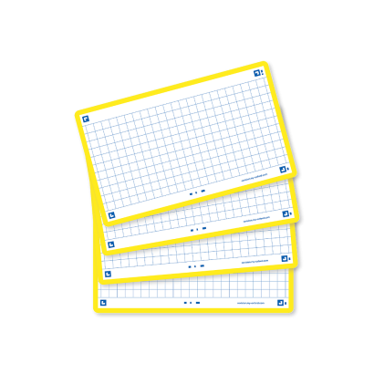OXFORD FLASH 2.0 flashcards - squared with yellow frame, 7,5 x 12,5 cm, pack of 80 - 400133871_1200_1689090899