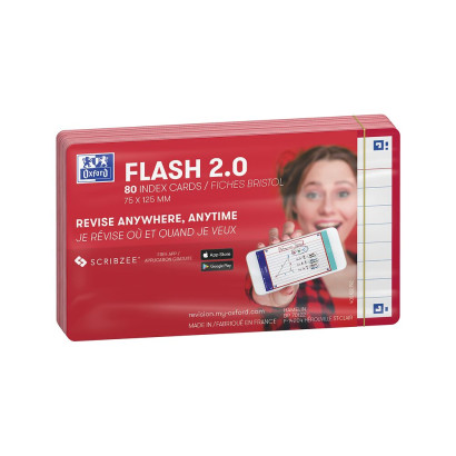 OXFORD FLASH 2.0 flashcards - ruled with red frame, 7,5 x 12,5 cm, pack of 80 - 400133880_1100_1677154903 - OXFORD FLASH 2.0 flashcards - ruled with red frame, 7,5 x 12,5 cm, pack of 80 - 400133880_2600_1677154911 - OXFORD FLASH 2.0 flashcards - ruled with red frame, 7,5 x 12,5 cm, pack of 80 - 400133880_1300_1677154912 - OXFORD FLASH 2.0 flashcards - ruled with red frame, 7,5 x 12,5 cm, pack of 80 - 400133880_2601_1677158690 - OXFORD FLASH 2.0 flashcards - ruled with red frame, 7,5 x 12,5 cm, pack of 80 - 400133880_1301_1677159063