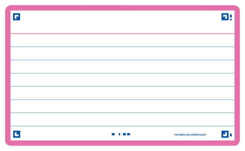 OXFORD FLASH 2.0 flashcards - ruled with fuchsia frame, 7,5 x 12,5 cm, pack of 80 - 400133881_1100_1686092720