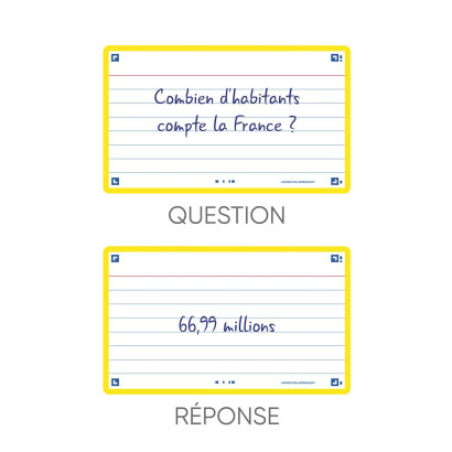 OXFORD FLASH 2.0 flashcards - ruled with yellow frame, 7,5 x 12,5 cm, pack of 80 - 400133883_1100_1677154919 - OXFORD FLASH 2.0 flashcards - ruled with yellow frame, 7,5 x 12,5 cm, pack of 80 - 400133883_2600_1677154926 - OXFORD FLASH 2.0 flashcards - ruled with yellow frame, 7,5 x 12,5 cm, pack of 80 - 400133883_1300_1677154925 - OXFORD FLASH 2.0 flashcards - ruled with yellow frame, 7,5 x 12,5 cm, pack of 80 - 400133883_2601_1677158696