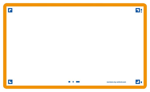 OXFORD FLASH 2.0 flashcards - blank with orange frame, 7,5 x 12,5 cm, pack of 80 - 400133894_1100_1677155004