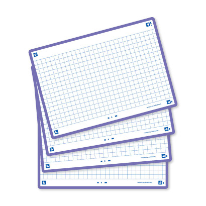 OXFORD FLASH 2.0 flashcards - squared with violet frame, 10,5 x 14,8 cm, pack of 80 - 400133901_1200_1709285090